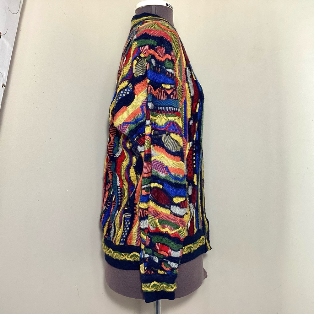 Coogi Style Women’s 3D Knit Boyfriend Cardigan L/XL - Picture 2 of 16